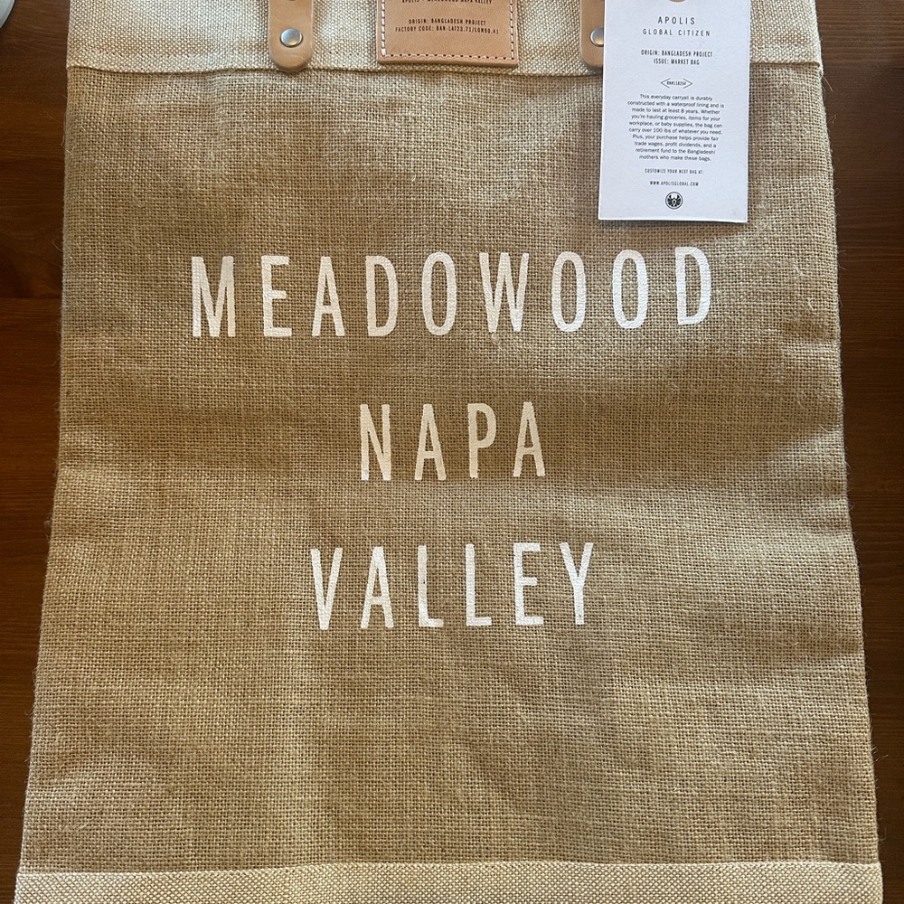 NWT - Apolis market Tote Bag